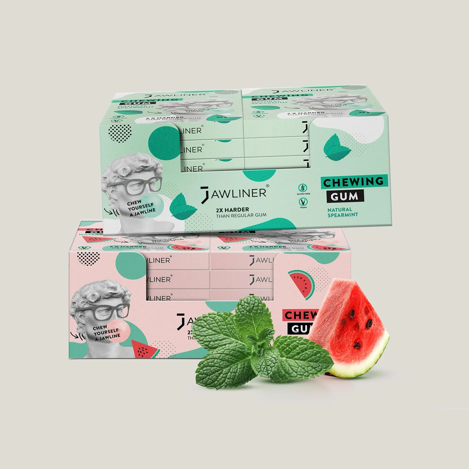 JAWLINER® Chewing Gum Medium Hard Bundle Pack - Image 3